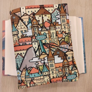 Vízhatlan ölelhető könyvtok (város) , Könyv & Zene, Könyvtok, Varrás, MESKA