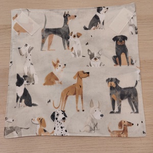 Kutyás újraszalvéta, Táska & Tok, Uzsonna- & Ebéd tartó, Szendvics csomagoló, Varrás, MESKA