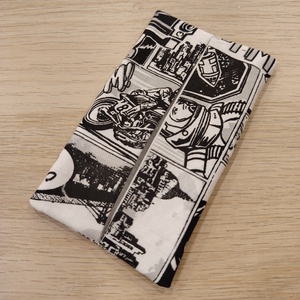 Képregényes zsepitartó - táska & tok - pénztárca & más tok - zsebkendőtartó tok - Meska.hu