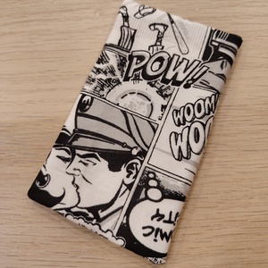 Képregényes zsepitartó, Táska & Tok, Pénztárca & Más tok, Zsebkendőtartó tok, Varrás, MESKA