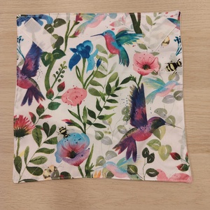 Kolibri újraszalvéta, Táska & Tok, Uzsonna- & Ebéd tartó, Szendvics csomagoló, Varrás, MESKA