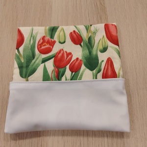 Tulipános nasi tasak - táska & tok - uzsonna- & ebéd tartó - szendvics csomagoló - Meska.hu