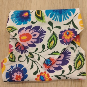 Népi újraszalvéta - táska & tok - uzsonna- & ebéd tartó - szendvics csomagoló - Meska.hu