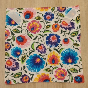 Népi újraszalvéta, Táska & Tok, Uzsonna- & Ebéd tartó, Szendvics csomagoló, Varrás, MESKA