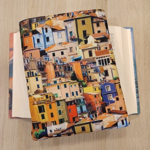 Vízhatlan ölelhető könyvtok ( mediterrán házak ) - Meska.hu