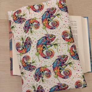 Nagy zárható vízhatlan könyvtok/tablet tok  (kaméleon)  - Meska.hu