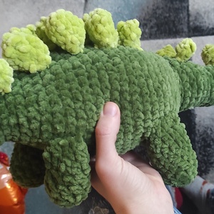 Horgolt stegosaurus - Meska.hu