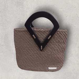 Cappuccino színű kézitáska, Táska & Tok, Kézitáska & válltáska, Kézitáska, Horgolás, MESKA