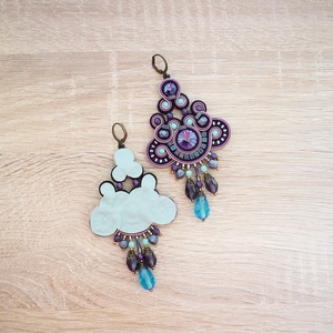 Elegáns sujtás fülbevaló - ékszer - fülbevaló - csillár fülbevaló - Meska.hu Elegáns sujtás fülbevaló - ékszer - fülbevaló - csillár fülbevaló - Meska.hu