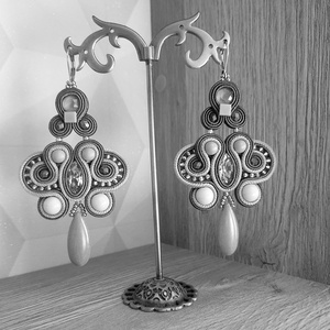 Elegáns sujtás fülbevaló - ékszer - fülbevaló - csillár fülbevaló - Meska.hu Elegáns sujtás fülbevaló - ékszer - fülbevaló - csillár fülbevaló - Meska.hu