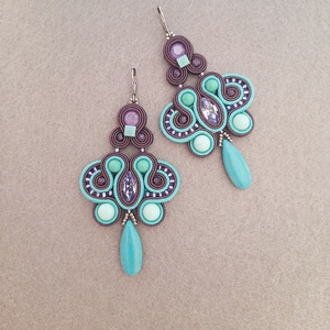 Elegáns sujtás fülbevaló - ékszer - fülbevaló - csillár fülbevaló - Meska.hu Elegáns sujtás fülbevaló - ékszer - fülbevaló - csillár fülbevaló - Meska.hu