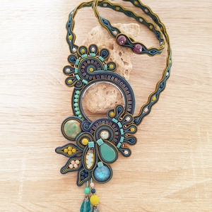 Sujtás nyaklánc - ékszer - nyaklánc - statement nyaklánc - Meska.hu