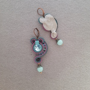 Elegáns sujtás fülbevaló - ékszer - fülbevaló - csillár fülbevaló - Meska.hu