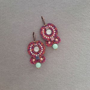 Elegáns sujtás fülbevaló - ékszer - fülbevaló - csillár fülbevaló - Meska.hu