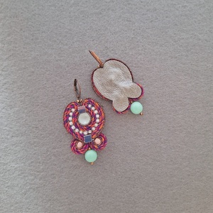 Elegáns sujtás fülbevaló - ékszer - fülbevaló - csillár fülbevaló - Meska.hu