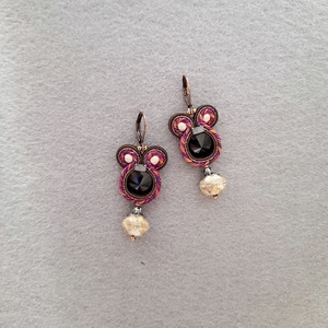 Elegáns sujtás fülbevaló - ékszer - fülbevaló - fülgyűrű - Meska.hu