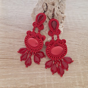 Elegáns sujtás fülbevaló - ékszer - fülbevaló - csillár fülbevaló - Meska.hu