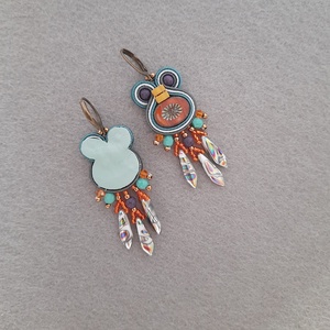 Elegáns sujtás fülbevaló - ékszer - fülbevaló - fülgyűrű - Meska.hu