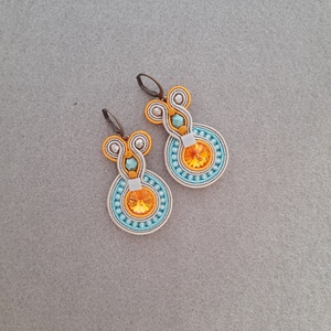 Elegáns sujtás fülbevaló - ékszer - fülbevaló - fülgyűrű - Meska.hu