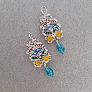 Elegáns sujtás fülbevaló - ékszer - fülbevaló - csillár fülbevaló - Meska.hu