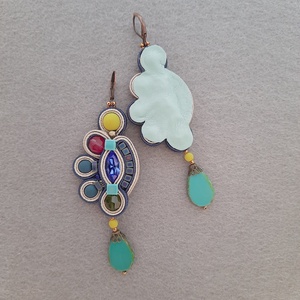 Elegáns sujtás fülbevaló - ékszer - fülbevaló - csillár fülbevaló - Meska.hu