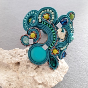 Sujtás karkötő - ékszer - karkötő - széles karkötő - Meska.hu