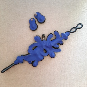 Sujtás karkötő ajándék bedugós fülbevalóval - ékszer - nyaklánc - statement nyaklánc - Meska.hu