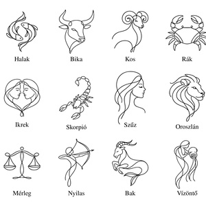 Személyre szabott 3D névdekoráció csillagjeggyel � egyedi zodiákus ajándék - otthon & életmód - dekoráció - dísztárgy - Meska.hu