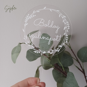 Születésnapi tortabeszúró - esküvő - dekoráció - sütidísz - Meska.hu