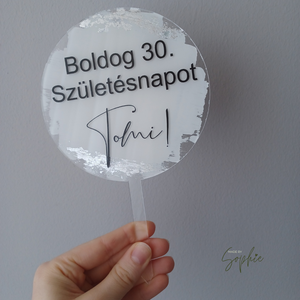 Születésnapi tortabeszúró - esküvő - dekoráció - sütidísz - Meska.hu