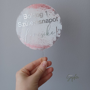 Születésnapi tortabeszúró - esküvő - dekoráció - sütidísz - Meska.hu