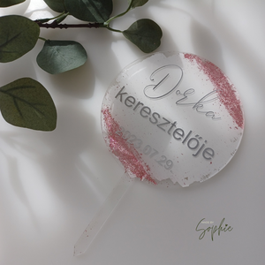 Keresztelő tortabeszúró - Meska.hu