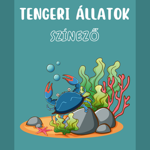 Tengeri állatok színező - 14 oldalas, Otthon & Életmód, Papír, írószer, Színező, Fotó, grafika, rajz, illusztráció, MESKA