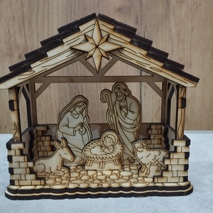 Betlehem  - karácsony - karácsonyi lakásdekoráció - karácsonyi lakásdíszek - Meska.hu