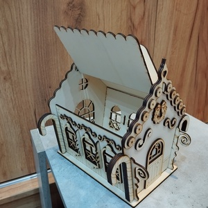 Mézeskalács ház  - karácsony - karácsonyi lakásdekoráció - ünnepi asztaldekoráció - Meska.hu