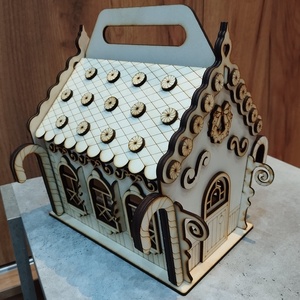 Mézeskalács ház  - karácsony - karácsonyi lakásdekoráció - ünnepi asztaldekoráció - Meska.hu