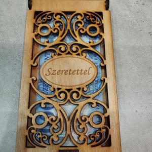 Fa pénzátadó, Esküvő, Emlék & Ajándék, Nászajándék, Esküvői pénzátadó boríték, kártya, , MESKA