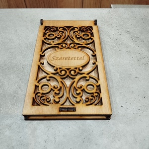 Fa pénzátadó - esküvő - emlék & ajándék - nászajándék - esküvői pénzátadó boríték, kártya - Meska.hu