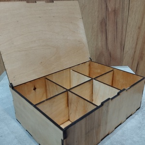 Tea tartó doboz, Otthon & Életmód, Konyhafelszerelés, tálalás, Konyhai tárolás, Tea & Kávé tárolás, Famegmunkálás, MESKA