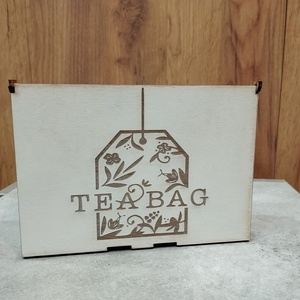 Tea tartó doboz - otthon & életmód - konyhafelszerelés, tálalás - konyhai tárolás - tea & kávé tárolás - Meska.hu