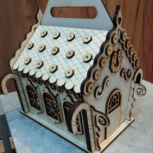 Mézeskalács ház  - karácsony - karácsonyi lakásdekoráció - ünnepi asztaldekoráció - Meska.hu