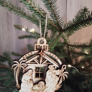 Betlehemes karácsonyfa dísz  - Meska.hu