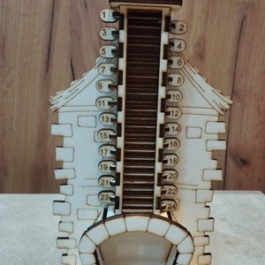 Mikulásos adventi visszaszámláló - karácsony - adventi díszek - adventi naptár - Meska.hu