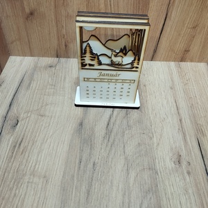 2026-os 3d asztali naptár - otthon & életmód - papír, írószer - naptár & tervező - Meska.hu