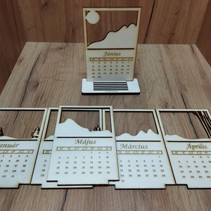2026-os 3d asztali naptár - otthon & életmód - papír, írószer - naptár & tervező - Meska.hu