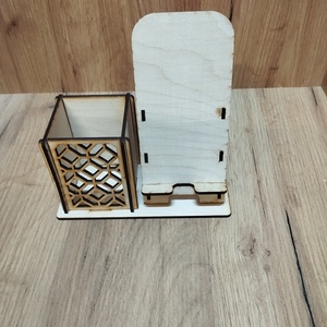 Ceruzatartó telefontartóval - Meska.hu