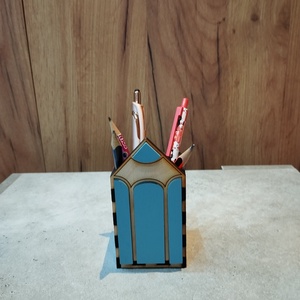 Ceruza formájú ceruzatartó  - otthon & életmód - tárolás & rendszerezés - íróasztali tároló - Meska.hu