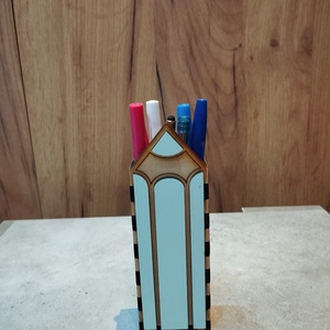 Ceruza formájú ceruzatartó  - otthon & életmód - tárolás & rendszerezés - íróasztali tároló - Meska.hu