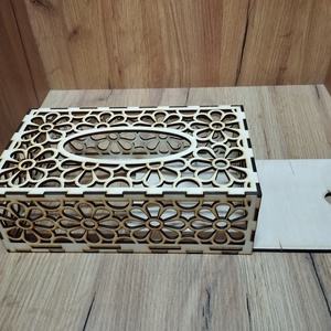 Fekvő zsebkendő tartó  - otthon & életmód - tárolás & rendszerezés - zsebkendőtartó - Meska.hu