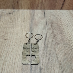 Fa páros kulcstartó  - táska & tok - kulcstartó & táskadísz - kulcstartó - Meska.hu